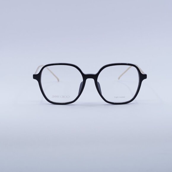 🕶️ New Jimmy Choo JC367/F 0807 00 Eyeglasses - Black/Gold Frame 52mm - Picture 3 of 10